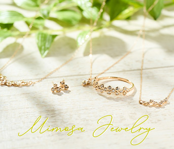 ミモザモチーフジュエリー