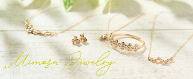 ミモザモチーフジュエリー