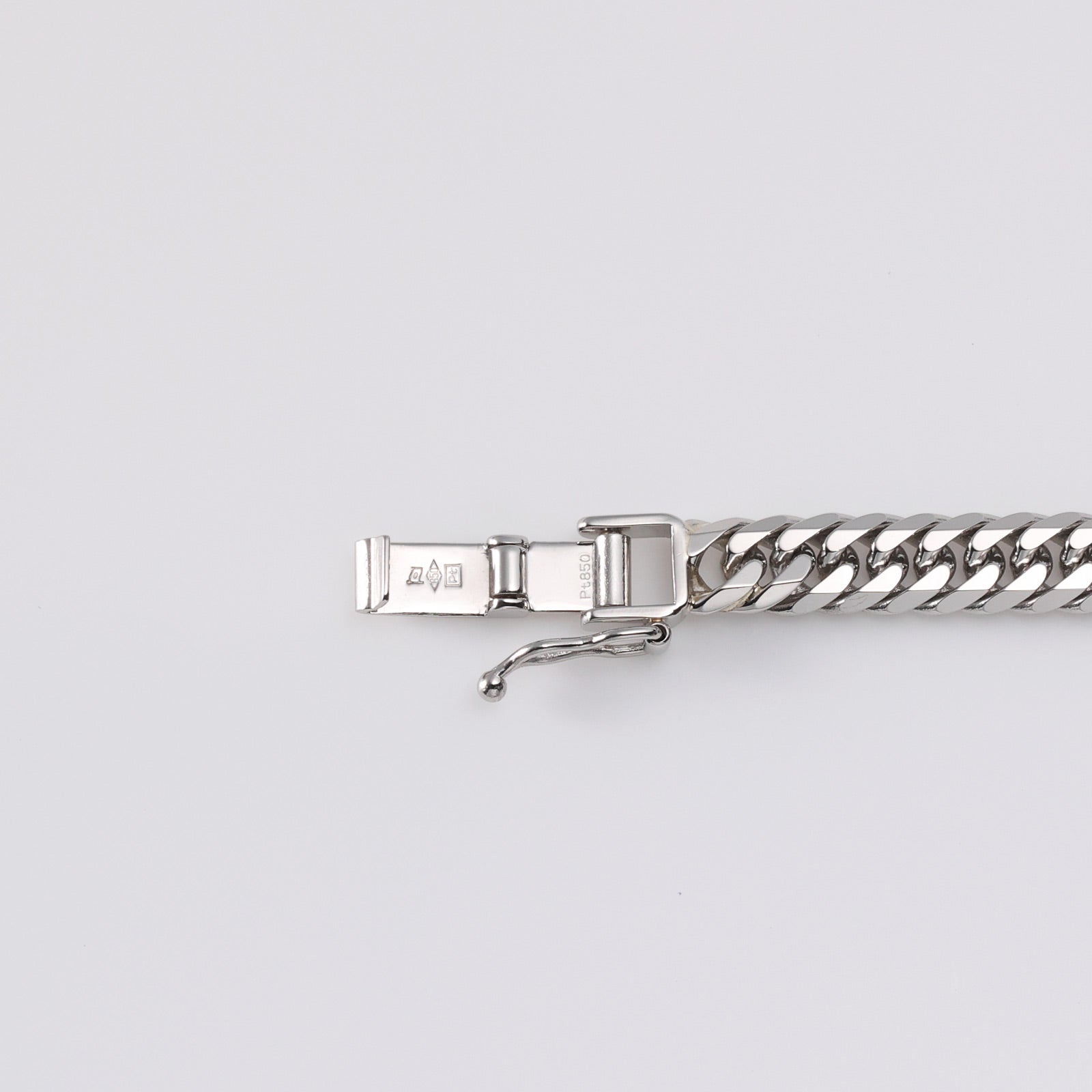 Pt850プラチナ 喜平ブレスレット 6面 ダブル 20g 18cm | 東京