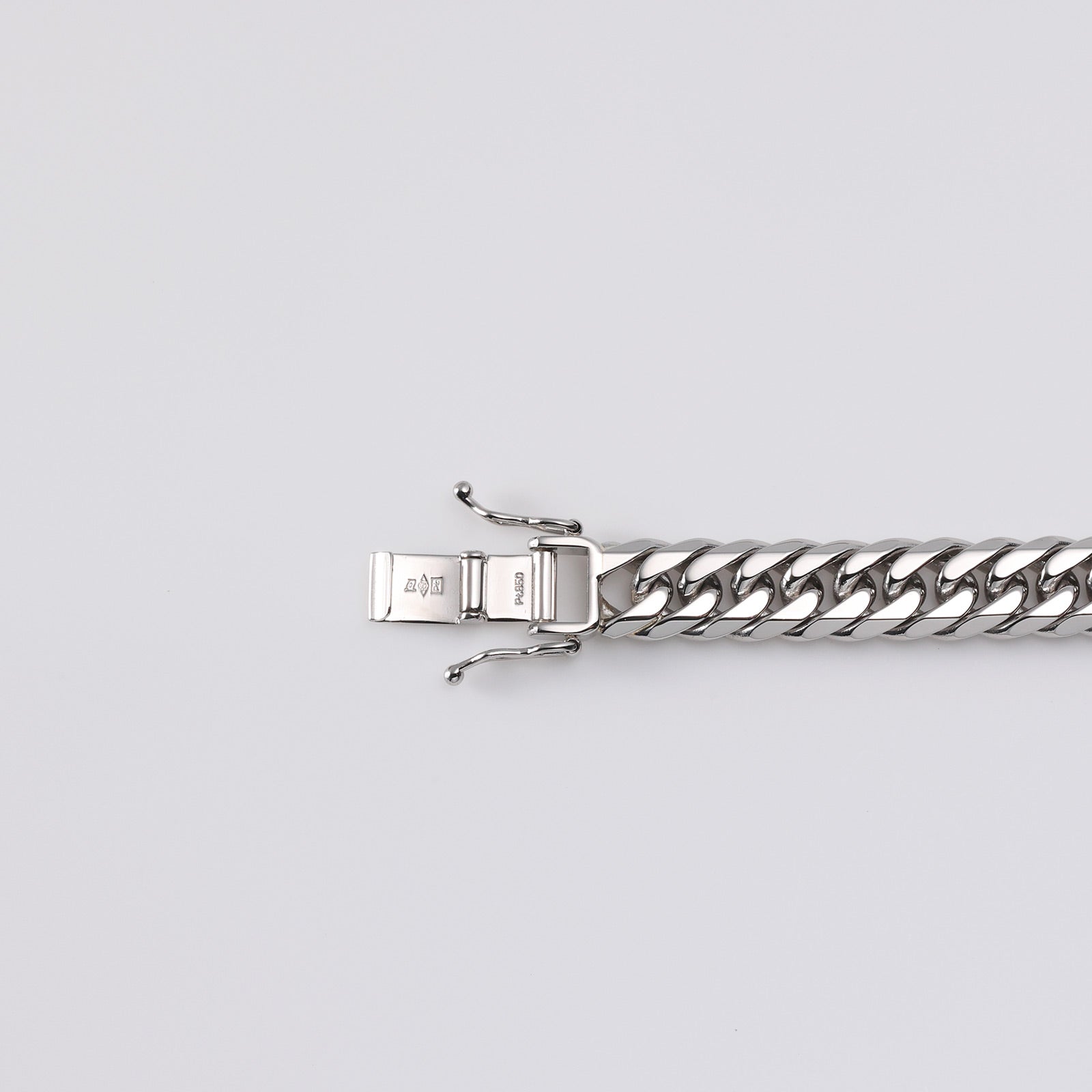 Pt850プラチナ 喜平ブレスレット 6面 ダブル 50g 20cm | 東京
